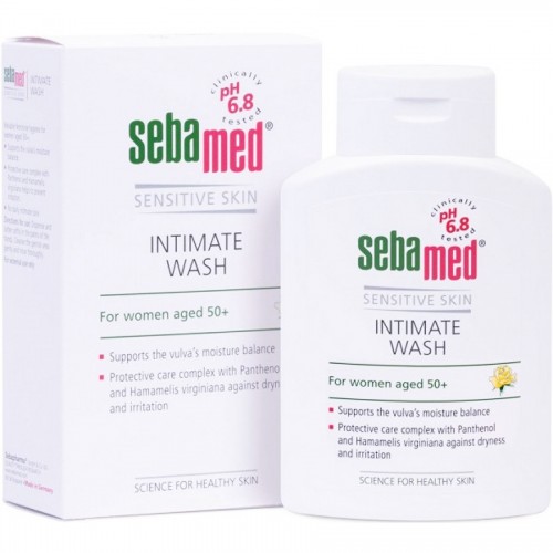 Sebamed Intimate Wash pH 6,8 Καθαριστικό για την Ευαίσθητη Περιοχή (50+ετών), 200ml