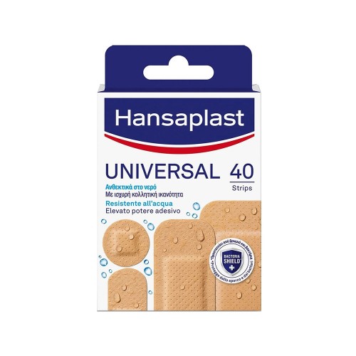 Hansaplast Universal Water Resistant Επιθέματα Ανθεκτικά στο Νερό, 40τεμHansaplast