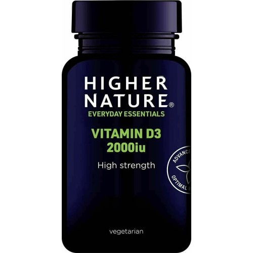 Higher Nature Vitamin D3 2000iu  60Caps