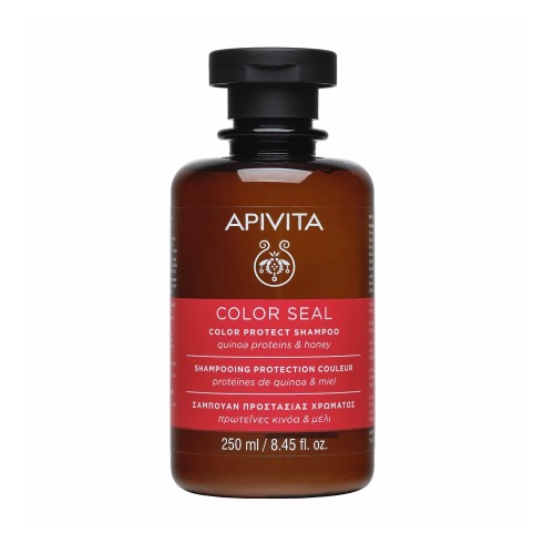 Apivita Color Seal Color Protect Shampoo Σαμπουάν προστασίας χρώματος, 250ml 