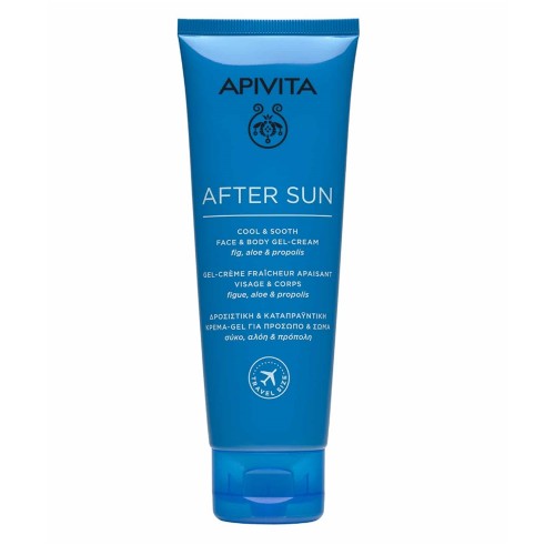 Apivita Bee Sun Safe After Sun Travel Size Δροσιστική & Καταπραϋντική Κρέμα- Gel Για Πρόσωπο & Σώμα,100ml