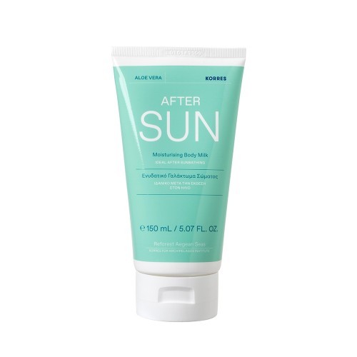 Korres After Sun Aloe Vera Moisturising Body Milk Ενυδατικό Γαλάκτωμα Σώματος Για Μετά Τον Ήλιο,150ml