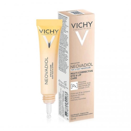 Vichy Neovadiol Eye & Lip Care Αντιγηραντική Κρέμα για το Περίγραμμα Ματιών & Χειλιών, 15ml