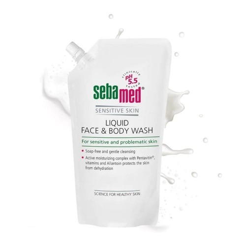 SEBAMED Liquid Face & Body Refill Ανταλλακτικό γεμίσματος για το καθαριστικό προσώπου & σώματος, 400ml