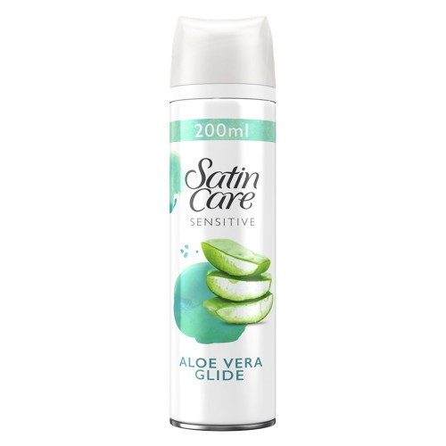 Gillette Satin Care Sensitive Skin Shave Gel Γυναικείο Τζελ Ξυρίσματος, 200ml