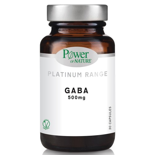Power Of Nature Platinum Range GABA 500mg, 30 κάψουλες