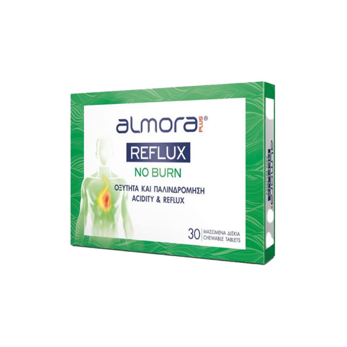 Almora Reflux No Burn, 30 μασώμενα δισκία