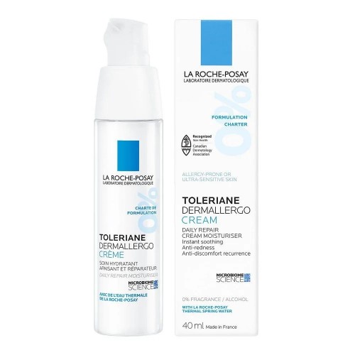 La Roche Posay Toleriane Dermallergo Cream Ενυδατική, Επανορθωτική Κρέμα Προσώπου, 40ml