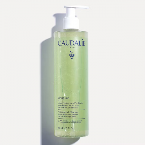Caudalie Vinopure Purifying Gel Cleanser Καθαριστικό Προσώπου κατά των Ατελειών, 385ml