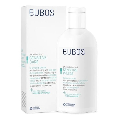 Eubos Sensitive Shower & Cream Απαλό υγρό καθαρισμού - 200ml