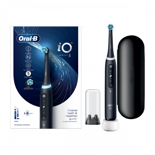 Oral-B iO Series 5 Black Ηλεκτρική Οδοντόβουρτσα, 1τεμ