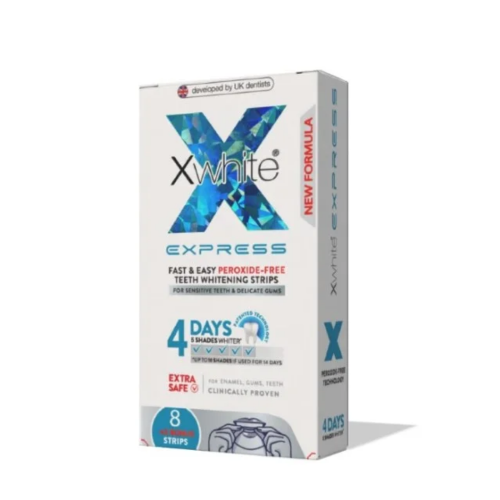 XWhite Express 4 Days, 8ταινίες + 2 ΔΩΡΟ (Οδοντικές Ταινίες Λεύκανσης 4 Ημερών)