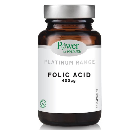 Power Of Nature Platinum Range Folic Acid, 30caps