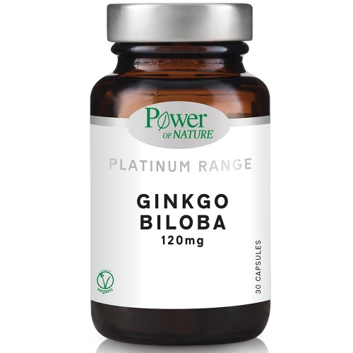 Power Of Nature Platinum Range Ginkgo Biloba 120mg, 30caps