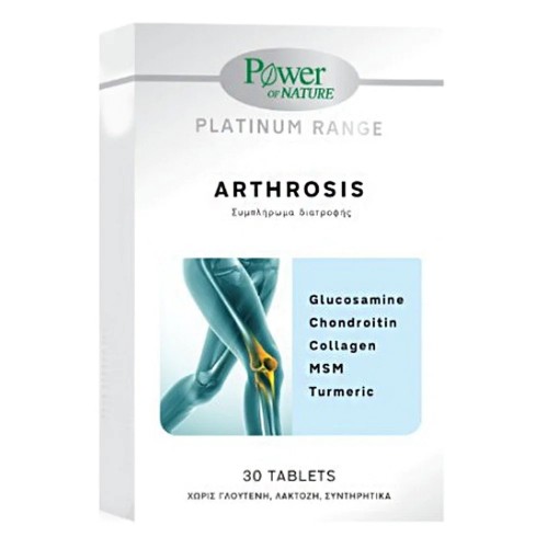 Power of Nature Platinum Range Arthrosis, 30tabs