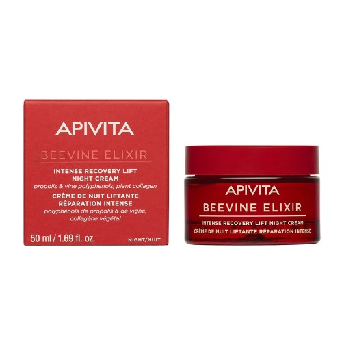 Apivita Beevine Elixir Ιntense Recovery Lift Night Cream Κρέμα Νύχτας Εντατικής Επανόρθωσης & Lifting, 50ml