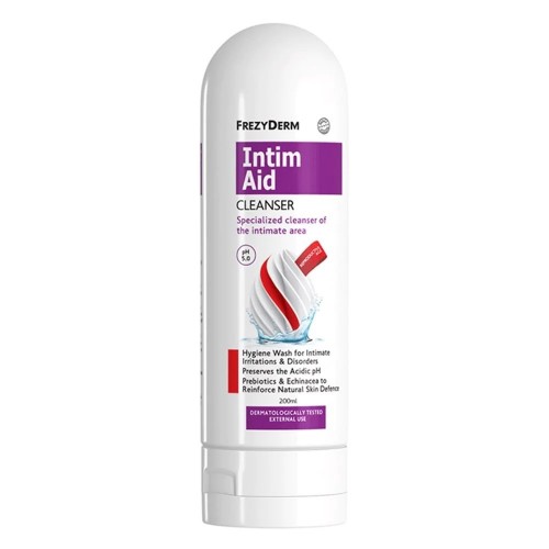 Frezyderm Intim Aid Cleanser Καθαριστικό Ευαίσθητης Περιοχής, 200ml