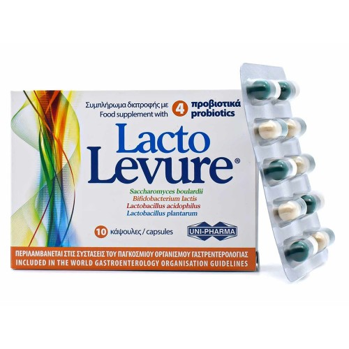 Uni-Pharma LACTO LEVURE, 10 κάψουλες