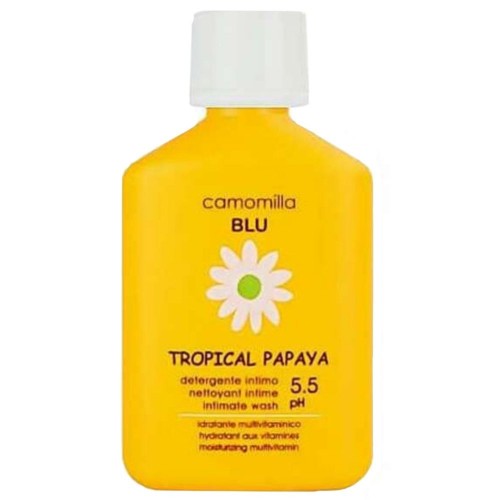 Camomilla BLU Papaya pH 5.5 Intimate Wash, Λοσιόν Καθαρισμού με Εκχύλισμα Παπάγιας 50ml