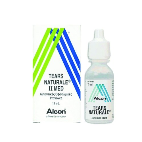 Alcon Tears Naturale II Οφθαλμικές Σταγόνες σε Διάλυμα, 15 ml