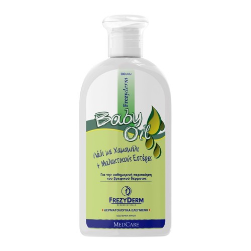 Frezyderm Baby Oil Ελαφρά Αρωματισμένο Ενυδατικό Λάδι για Βρέφη, 200ml