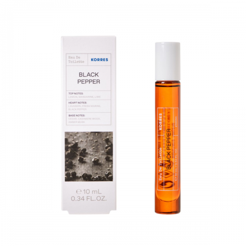 Korres Black Pepper Eau De Toilette Ανδρικό Άρωμα, 10ml