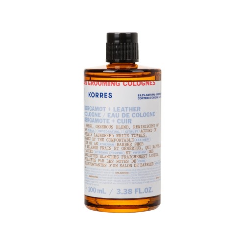 Korres Athenian Grooming Eau de Cologne Bergamot & Leather Άρωμα για Άνδρες, 100ml