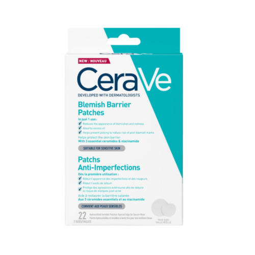 Cerave Blemish Barrier Patches Αυτοκόλλητα Επιθέματα Κατά των Ατελειών, 22τεμ