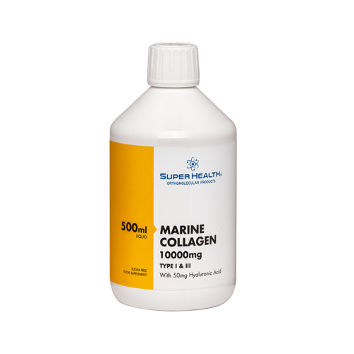 Marine Collagen 10000mg Υδρολυμένο θαλάσσιο κολλαγόνο τύπου Ι & ΙΙΙ, 500ml