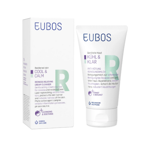Eubos Cool & Calm Καταπραϋντικό Καθαριστικό Γαλάκτωμα Προσώπου, 150ml