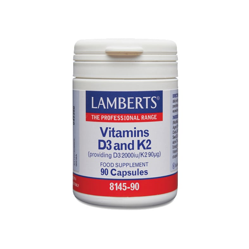Lamberts Vitamin D3 & K2, 90caps