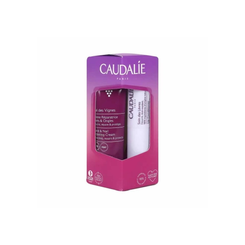 Caudalie Πακέτο Προσφοράς Mε The Des Vignes Hand & Nail Cream Ενυδατική Κρέμα Χεριών & Νυχιών, 30ml & Lip Conditioner Για Ενυδάτωση Tων Χειλιών, 4,5gr