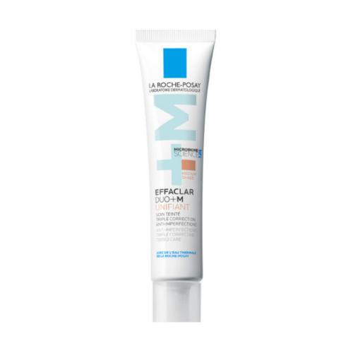 La Roche-Posay Effaclar Duo+Μ Unifiant Medium Επανορθωτική Κρέμα Προσώπου κατά των Ατελειών με Χρώμα, 40ml