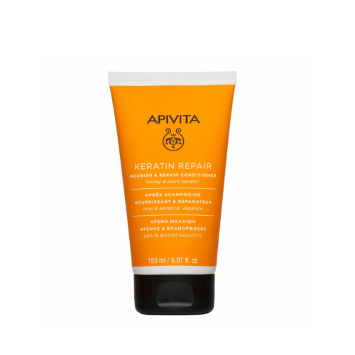 Apivita Keratin Repair Nourish & Repair Conditioner Κρέμα Μαλλιών Θρέψης & Επανόρθωσης, 150ml