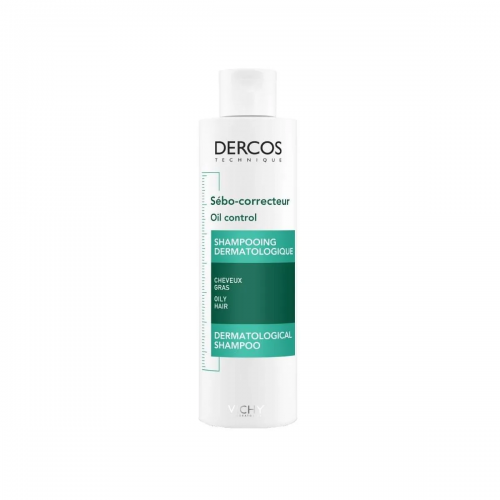 Vichy Dercos Oil Control Σαμπουάν για Βαθύ Καθαρισμό για Λιπαρά Μαλλιά, 200ml