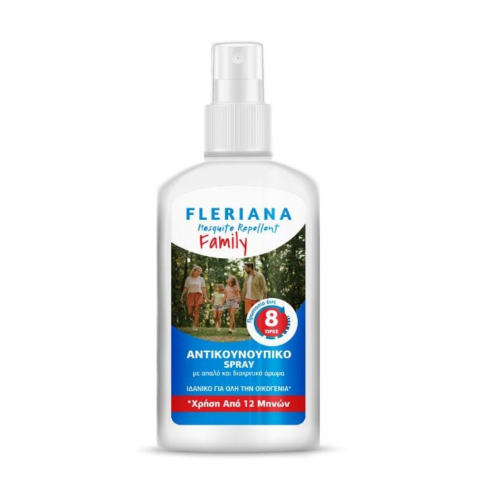 Fleriana Mosquito Repellent Family Αντικουνουπικό Σπρέι, 100ml