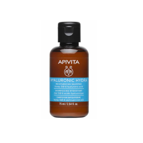 Apivita Mini Hyaluronic Hydra Σαμπουάν Ενυδάτωσης με Honey StB & Υαλουρονικό Οξύ, 75ml