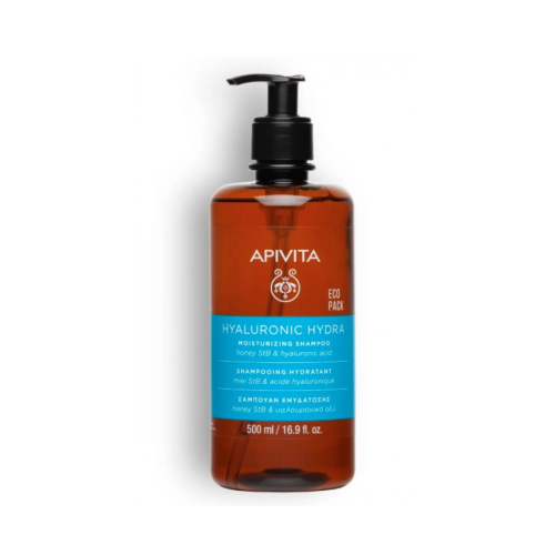 Apivita Hyaluronic Hydra Moisturizing Shampoo Σαμπουάν Ενυδάτωσης, 500ml