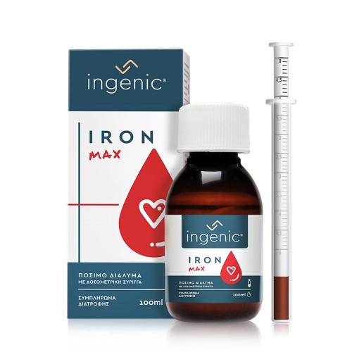 Ingenic Iron Max Πόσιμο Διάλυμα, 5905279383236, 100ml