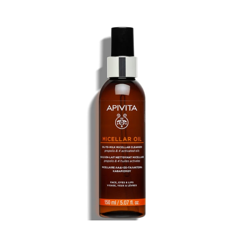Apivita Micellaire Oil Λάδι Σε Γαλάκτωμα Καθαρισμού για Πρόσωπο, Μάτια & Χείλη, 150ml