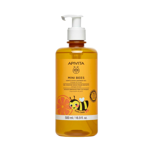 Apivita Mini Bees Gentle Kids Shower Gel Απαλό Αφρόλουτρο για Παιδιά με Πορτοκάλι & Μέλι, 500ml
