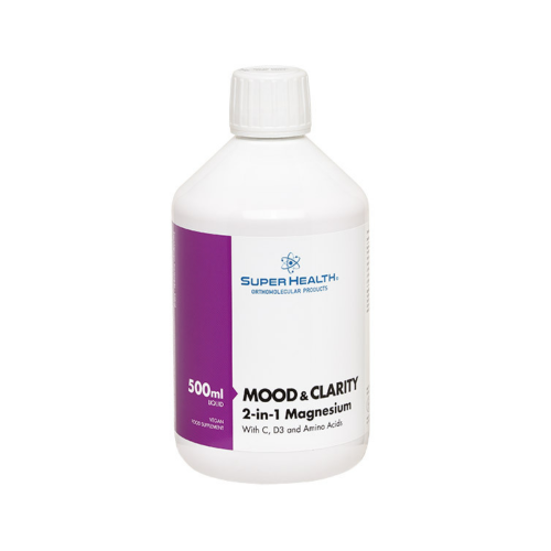 Super Health Mood & Clarity 2 in 1 Magnesium Formula για το Άγχος & την Αϋπνία 500ml