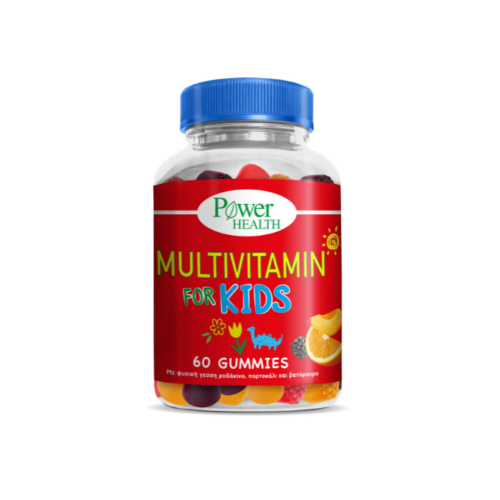Power Health Multvitamin Kids Gummies Παιδικό Συμπλήρωμα Διατροφής με 11 Βιταμίνες & Μέταλλα, Γεύση Ροδάκινο, Πορτοκάλι & Βατόμουρο, 60 Ζελεδάκια
