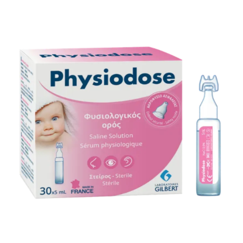 Physiodose Αποστειρωμένος Φυσιολογικός Ορός 0,9% σε Μονοδοσικές Αμπούλες, 30x5ml