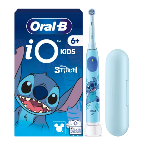 Oral-B iO Disney Stitch Επαναφορτιζόμενη Ηλεκτρική Οδοντόβουρτσα για Παιδιά άνω των 6 Ετών, 1 Τεμάχιο