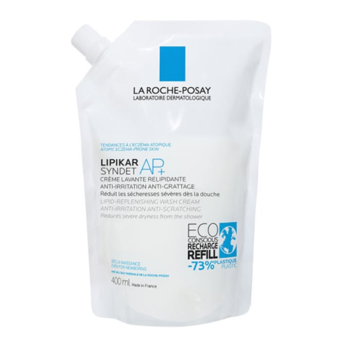 La Roche-Posay Lipikar Syndet AP+ Refill Κρέμα καθαρισμού για αναπλήρωση λιπιδίων, 400ml
