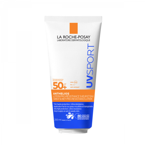 La Roche Posay Anthelios UV Sport Sweat & Wet Pro-Resistance Lotion Αντηλιακή Λοσιόν με Υψηλή Αντοχή SPF50+, 200ml