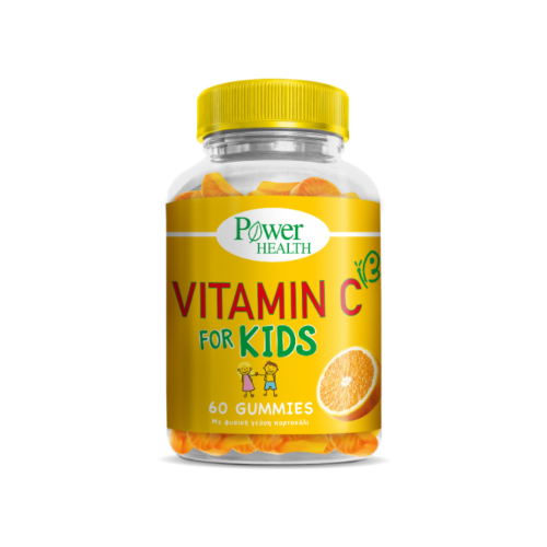 Power Health Vitamin C Kids 60 Gummies, Παιδικό Συμπλήρωμα Διατροφής με Βιταμίνη C, Γεύση Πορτοκάλι