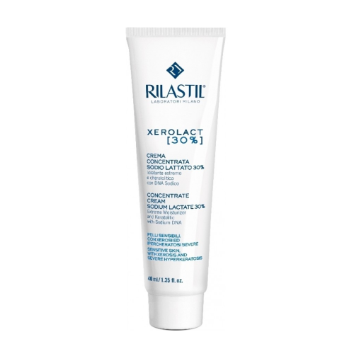 Rilastil Xerolact Concentrate Cream Sodium Lactate 30% Συμπυκνωμένη κρέμα για τη Ξηροδερμία & την έντονη Υπερκεράτωση, 40ml