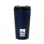 Ecolife Coffee Thermos Blue/Black 370ML